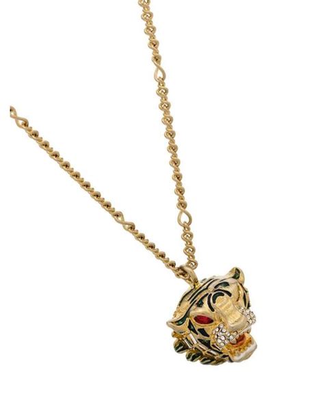 gucci heart necklace review|gucci tiger head necklace.